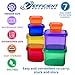 Efficient Nutrition Portion Control Containers Kit (7-Piece) + COMPLETE GUIDE + 21 DAY PLANNER + RECIPE eBOOK, BPA FREE Meal Prep System for Diet and Weight Loss, Similar to 21 Day Fix Containers