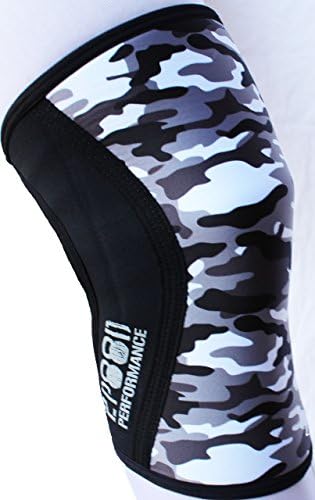 2POOD Performance Knee Sleeve (SOLD AS PAIR OF 2) for Fitness, Cross Training, Squatting, Weightlifting, Wrestling, Compression and more. (Urban Camo, Medium)