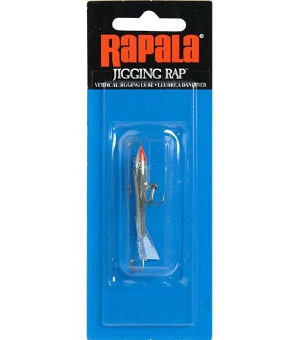 Rapala Jigging Rap 07 Glow Slimy Lime - Vertical Jigging Lure For Ice Fishing & Open Water