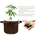 10-Pack 5 Gallon Grow Bags for Potato/Plant Container/Aeration Fabric Pots with Handles (Black)