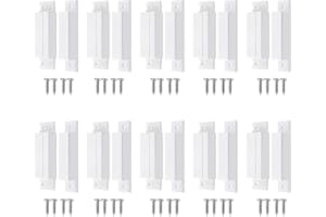 BNYZWOT MC-31 Surface Mount Wired NC Door Contact Sensor Alarm Magnetic Reed Switch White 10pcs