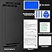 Galaxy Note 8 Glass Screen Protector, Vinpie 2 Pack Full Coverage Premium Tempered Glass Scratch Resistant HD Clear 3D Anti-Bubble Screen Film for Galaxy Note 8- Black (Note8)