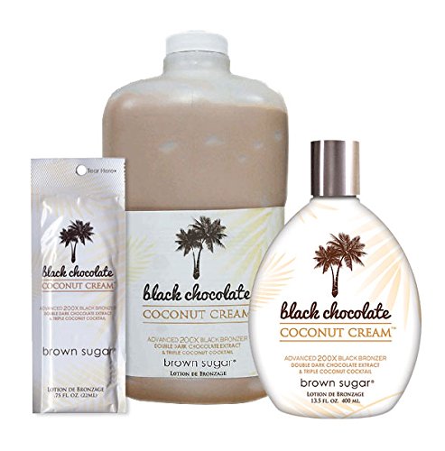 Black Chocolate Coconut Cream 200x Bronzer Trio (64oz, 13.5oz, Packet)
