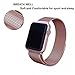 Classic 38mm Watch Band, Stainless Steel Mesh Milanese Loop Replacement Metal iwatch Band with Strong and Adjustable Magnetic Closure for Apple Watch Series 3 Series 2 Series1 , Rose Gold