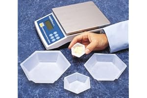 Plastic Hexagonal Weigh Boats Small Dish 100 Pack