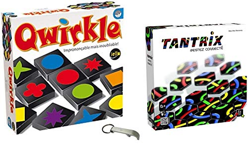 Set of 2 Games: Qwirkle + Tantrix + 1 Blumie Bottle Opener