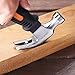 Hammer with Magnetic Nail Holder, Tacklife Claw Hammer with Anti-slip, Ergonomic Soft Rubber Handle for DIY and Household Small Jobs - HMH2A