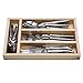 Jean Dubost Laguiole 24-Piece Everyday Flatware Set, Stainless Steel Handles - Rust-Resistant Stainless Steel - Includes Wooden Tray - Made in France