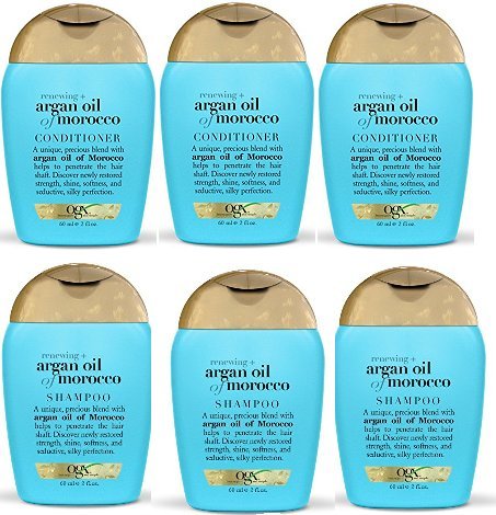 OGX Renewing Argan Oil of Morocco Shampoo & Conditioner (Shampoo & Conditioner Travel Size Set)
