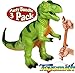 Toysmith Dinosaur Squishimals T-Rex (Tyrannosaurus Rex) Gift Set Party Bundle - 3 Pack
