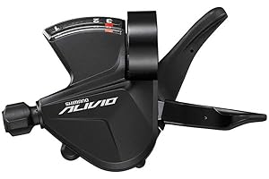 Great value Alivio 3-speed mountain bike Rapidfire lever for crisp gear shifting. 2-way release allows shifting from various 