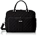 Vera Bradley Women's Microfiber Weekender Bag, Black, One Size