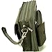 Alpine Swiss Mens Leather Clutch Bag Travel Case Organizer Wallet Gray