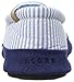 ACORN Women's Moc Summerweight Slipper, Blue Stripe, Large/8-9 M US