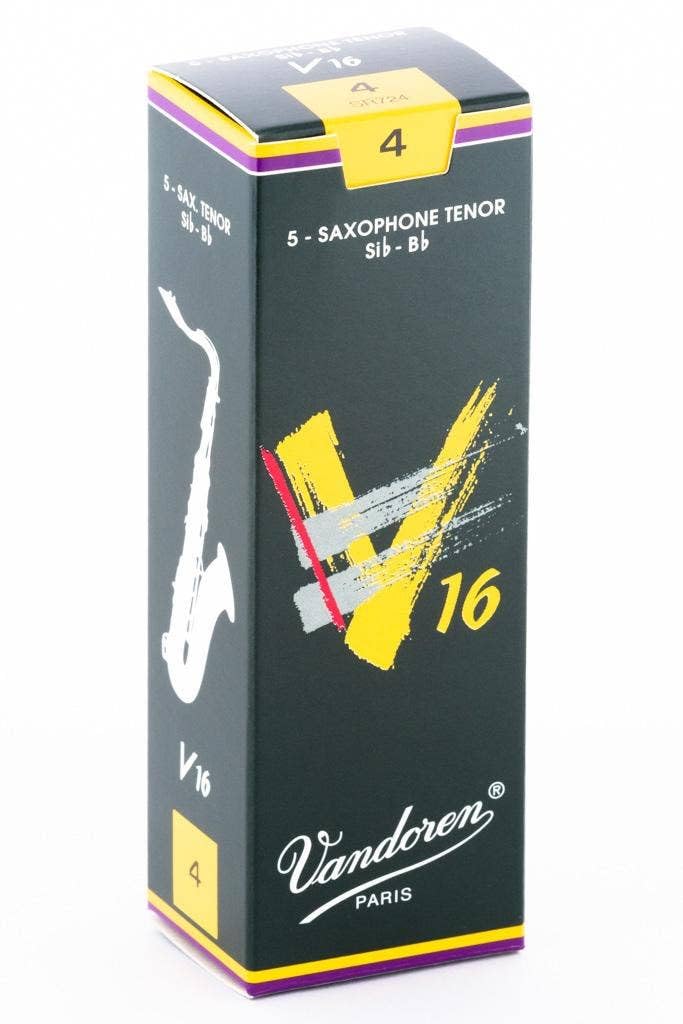 Vandoren V16 Tenor saxophone reeds, box of 5 - Strength 4