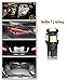 T10 Wedge Type - W5W 194 168 5050 5-SMD Cool White LED 12V Interior Car Light Bulbs - Pack of 10 - Direct Replacment and Reverse - Auto - RV - Used For Signal, Dome, Trunk, Dashboard, Parking Lights