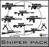 Sniper Rifles - Custom Army Brick Builder Toy Guns 1