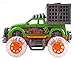 WolVol Off-Road SUV Jungle Dinosaur Car Toy with Lights and Sounds, Friction Powered - Release The Dinosaur from its Cage