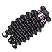 Usheen Hair Brazilian Virgin Hair Loose Wave 3 Bundles Grade 7A Loose Curly Weave Human Hair Extensions Loose Deep Wave Hair Bundles Natural Color