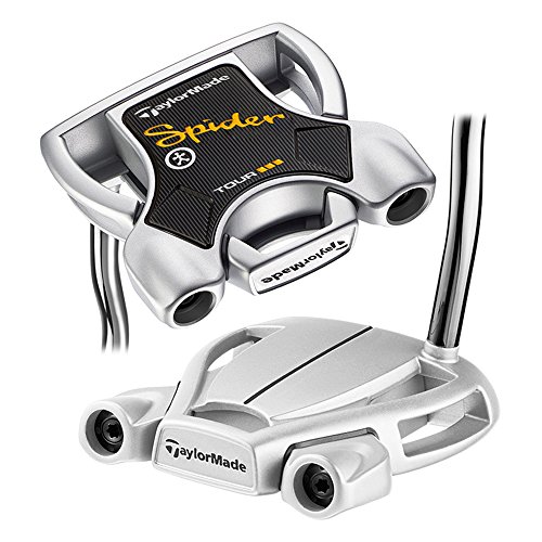 TaylorMade 2018 Spider Interactive Putter (SuperStroke, Double Bend, Left Hand, with Sightline, 35 Inches)