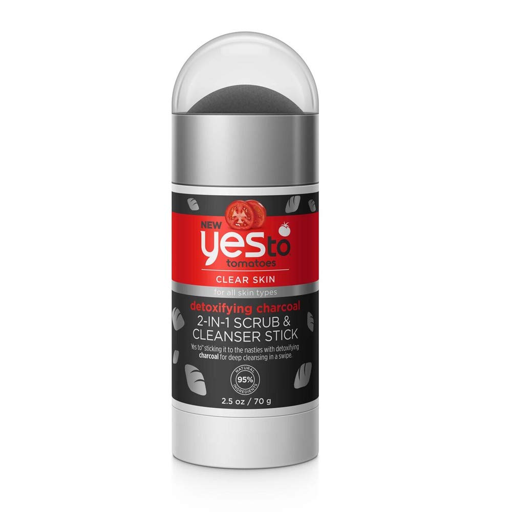 Yes to Tomatoes Detoxifying Charcoal 2-in-1 Scrub & Cleanser Stick 70g