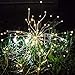 Solar Firework Light, Epicgadget 105 LED Warm Light Outdoor Firework Solar Garden Decorative Lights for Walkway Pathway Backyard Christmas Decoration Parties (Warm White) (2 Pieces)