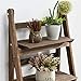 RHF 45″ Foldable Ladder Shelf,Plant Stand,Indoor Flower Pot Stand,Flower Pot Ladder,Folding A Framde Display Shelf,Free Standing, Patio Rustic Wood Stand with Shelves,4 Tier Stand Outdoor,Pot Rackthumb 4