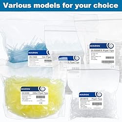 CryoKing 1000ul Pipette Tips, 1000Pcs Universal 1ml