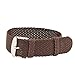 Clockwork Synergy - Perlon Watch Strap Braided Nylon Band (16mm, Brown)