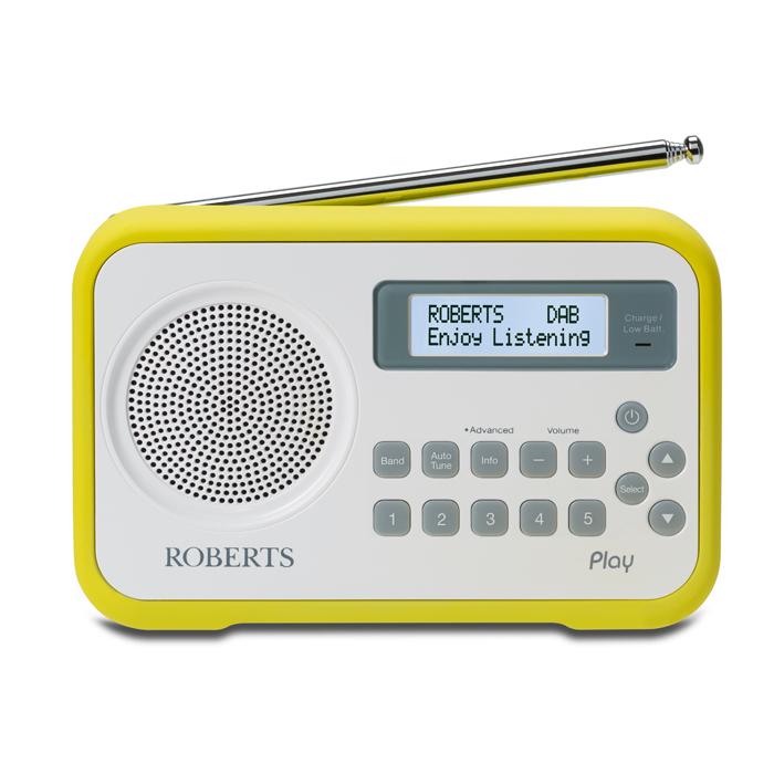 Roberts Radio Play DAB/DAB+/FM RDS Digital Radio with Built In Battery