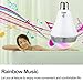 PHONECT Wireless Bluetooth 4.0 Speaker Dimmable Multicolored LED Light Bulb, Smartphone Remote Controlled Color Changing Lights for iPhone, iPad, Android Phone and Tablet