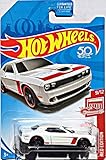 Hot Wheels Mattel Basic Die-Cast Red Edition - '15 Dodge Challenger SRT (White)