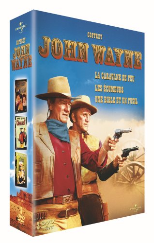 Coffret John Wayne - Une Bible Et Un Fusil + La Caravane De Feu + Les Écumeurs