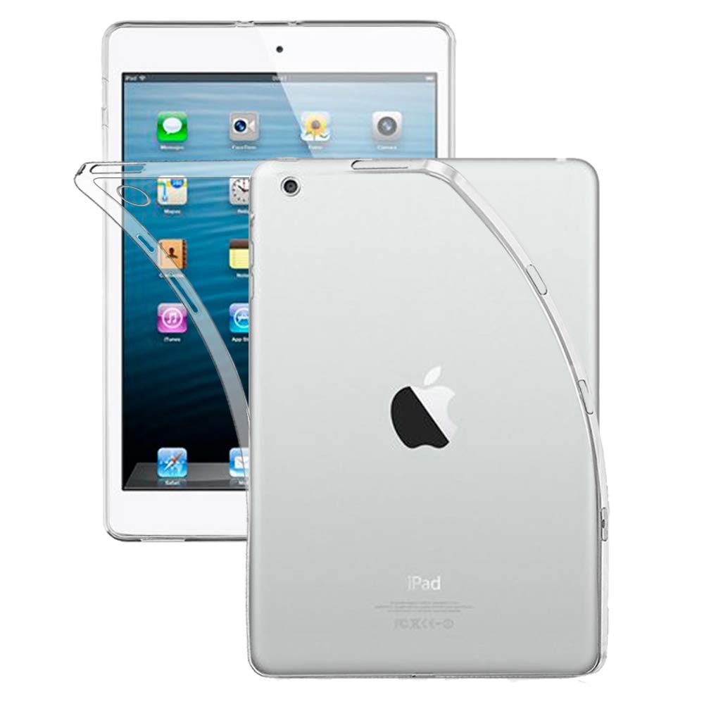 Electrónica Rey® TPU Transparent Silicone Gel Case for iPad 2/3/4, Ultra-Slim 0.33 mm, High Strength and Flexibility