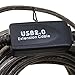 AGPTEK Excellent Signal Quality Cord, 50ft USB2.0 Male to Female Active Extension Extender High Speed Rate Cable for Fax Machines Printers Scanners Surveillance Cam