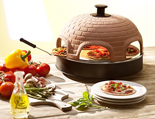 UPC 688907852566, Pizzarette – “The World’s Funnest Pizza Oven” – 6 Person Model - Countertop Pizza Oven – Europe’s Best-Selling Tabletop Mini Pizza Oven Now Available In The USA – Dual Heating Elements