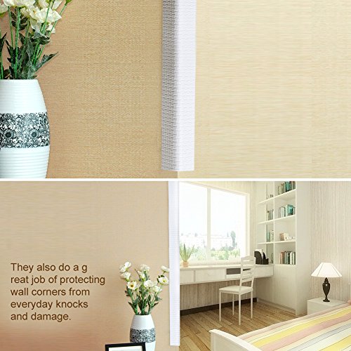 Baby Mate 6 PCS Safety Wall Edge Guards Soft & Extra Dense Wall Edge