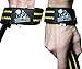 Wrist Wraps + Lifting Straps Bundle (2 Pairs) for Weightlifting, Cross Training, Workout, Gym, Powerlifting,Bodybuilding-Support for Women & Men,No Injury during Weight Lifting-Yellow