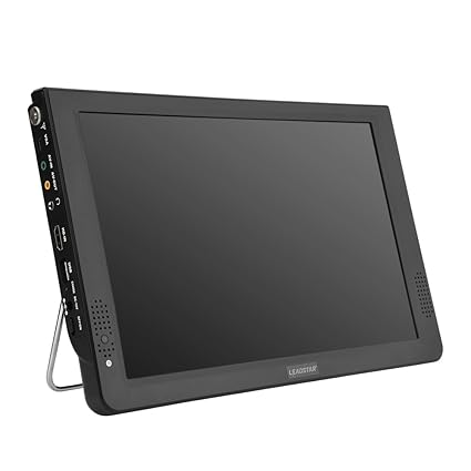 Garsent 12 inch Tragbarer HD TV, Digital Multimedia Player DVB-T/T2 HD Analog Fernseher für Wohnzimmer, Auto, Outdoor(1280 X 