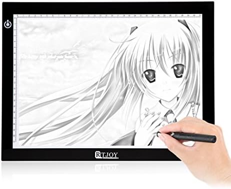 RTjoy USB Powered A4 size LED Light Box Untra-thin Light Pad 9"x12" Light Table for Tracing