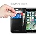 Spigen Wallet S iPhone 7 Case with Foldable Cover and Kickstand Feature for iPhone 7 2016 - Black