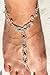 Crystal Swarovski Style Barefoot Sandals Beach Wedding Rhinestone Anklet - Set of 2 … Silver