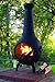 Prairie Cast Iron Chiminea in Charcoal.