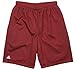 Adidas Men's Mesh Double Layer Front Pocket Shorts - Maroon Wine