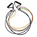 Oalas Resistance Band Set with Door Anchor, Ankle Strap, Exercise Chart & Resistance Band Carrying Case