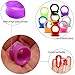 ZS 9 Pair Silicone Flexible Thin Ear Plugs Tunnels Double Flared Expander Ear Gauges Piercing (Gauge=1/2