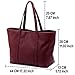 ZMSnow Women PU Leather Large Tote Purse Handbags Shoulder Shopping Bag