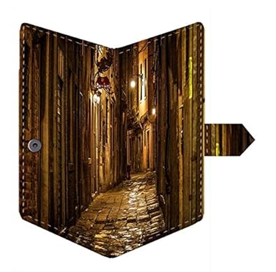 Aurra Womens Printed Leather Canvas Wallet with Card Organizer Mobile, Key, Passport Holder (Multicolour)