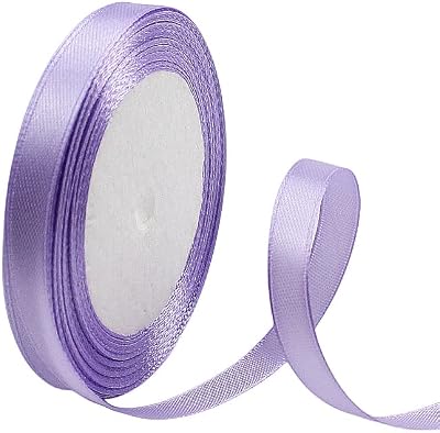 POPOYU 23m Purple Satin Ribbon 10mm Double Sided Gift Wrapping Craft