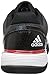 adidas Boys' Barricade Club Xj Skate Shoe, Mystery Blue/White/Glow Orange, 5 M US Big Kid